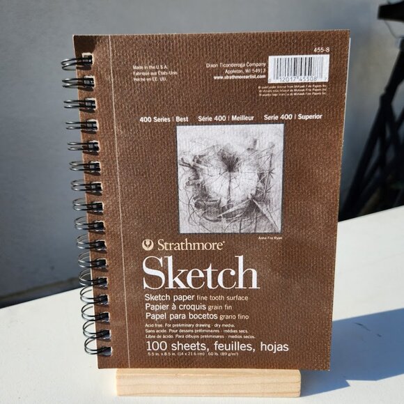 NEW Strathmore 400 Series Sketch Paper Pad 5.5" x 8.5" 100 Sheets Sketchbook Art - Picture 2 of 8